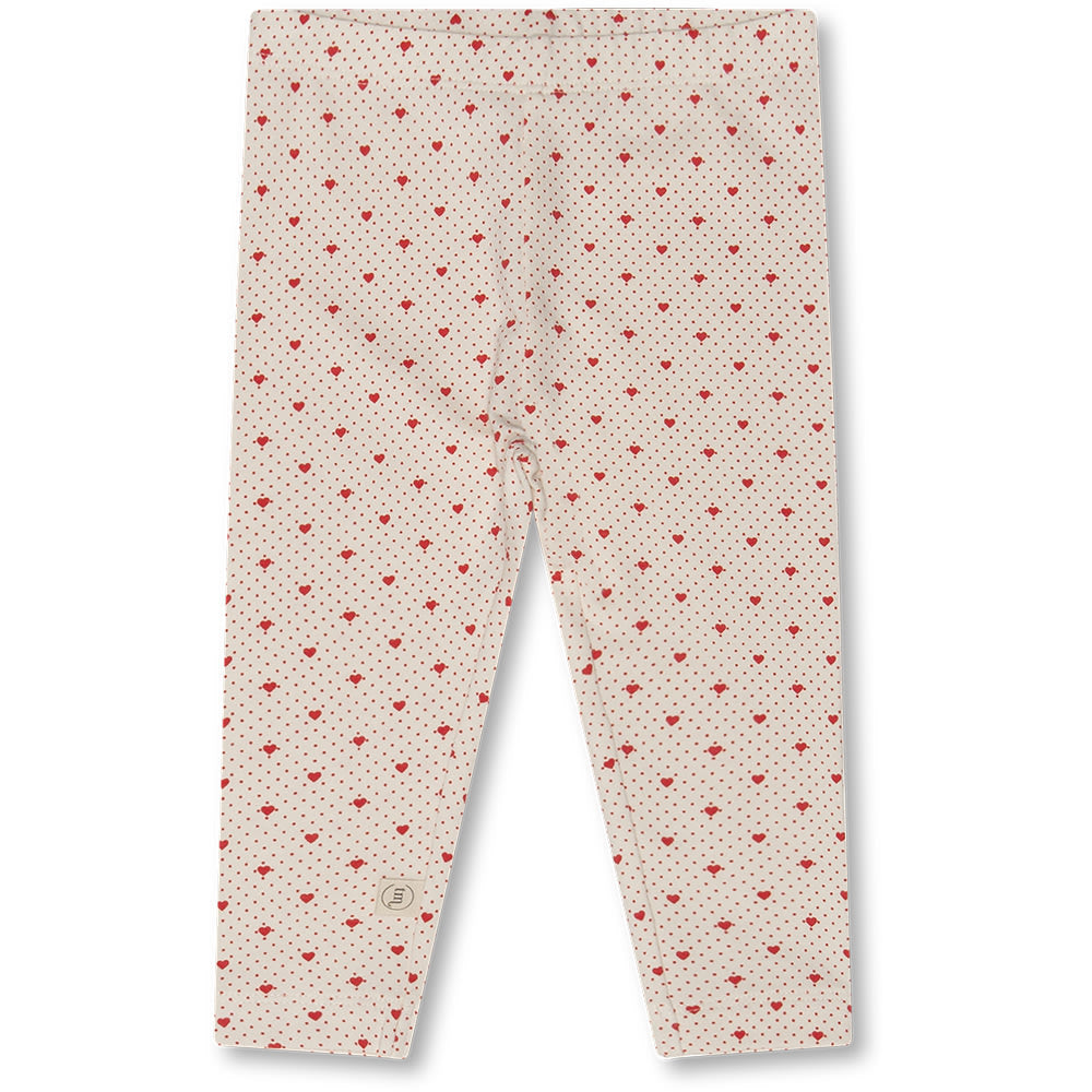 That's Mine   Elois Leggings   Lots Of Love Red   80cm   12m fra That's Mine